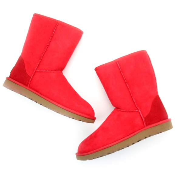 bright red uggs